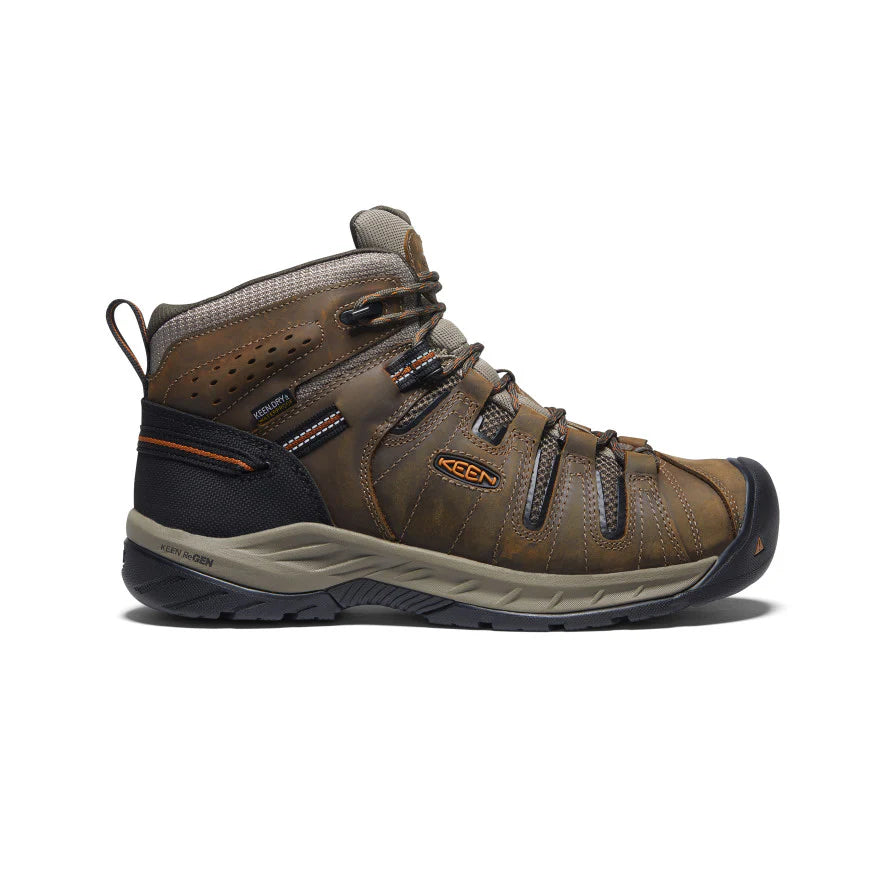 Keen Utility Flint II Mid Waterproof Steel Toe Work Boots Mens 9.5D Black Olive Keen Men main image 3