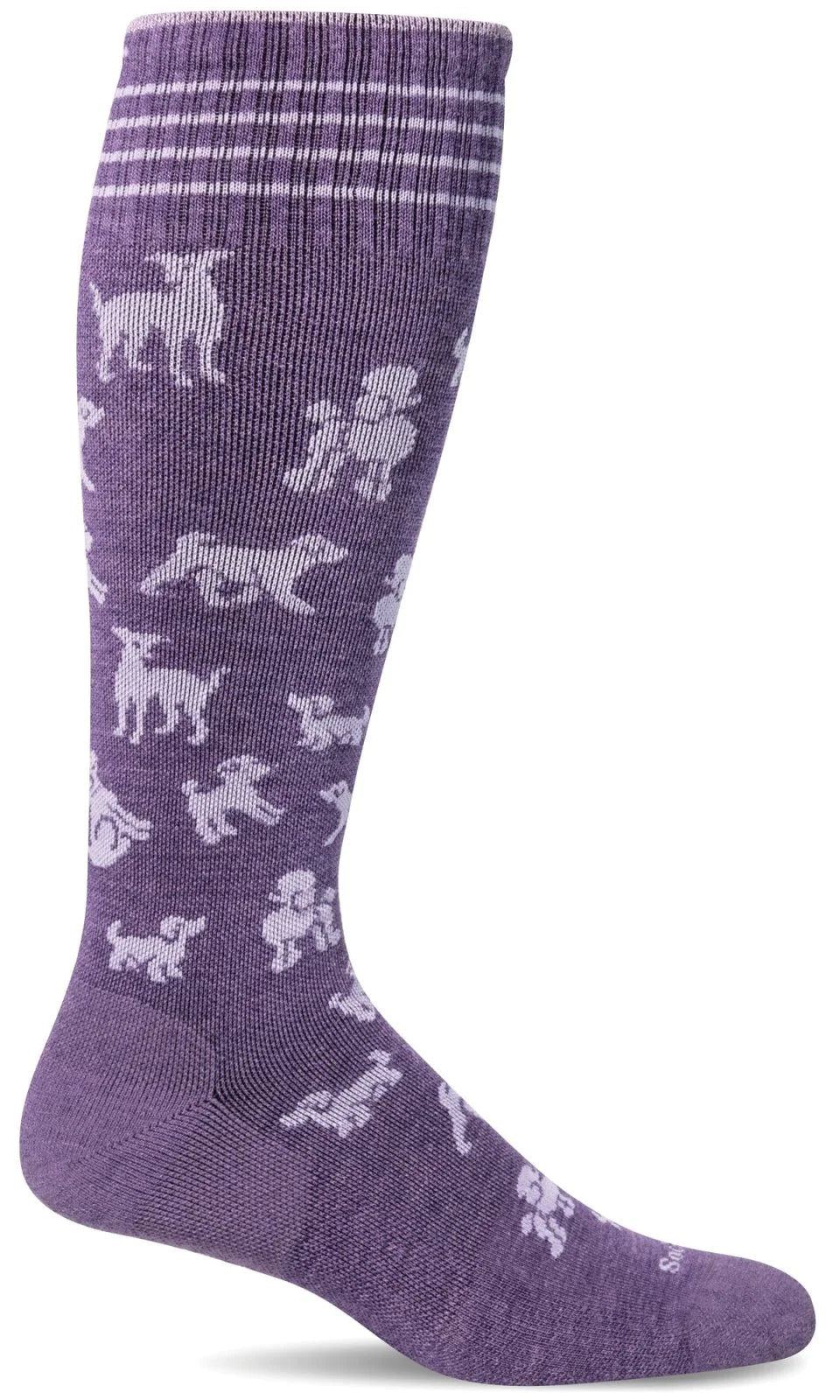 SOCKWELL WOMEN'S BEST IN SHOW - MODERATE GRADUATED COMPRESSION SOCKS - PLUM