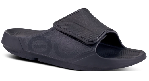 OOFOS 1550 OOAHH SPORT FLEX - MATTE BLACK – DAVIDSON SHOES