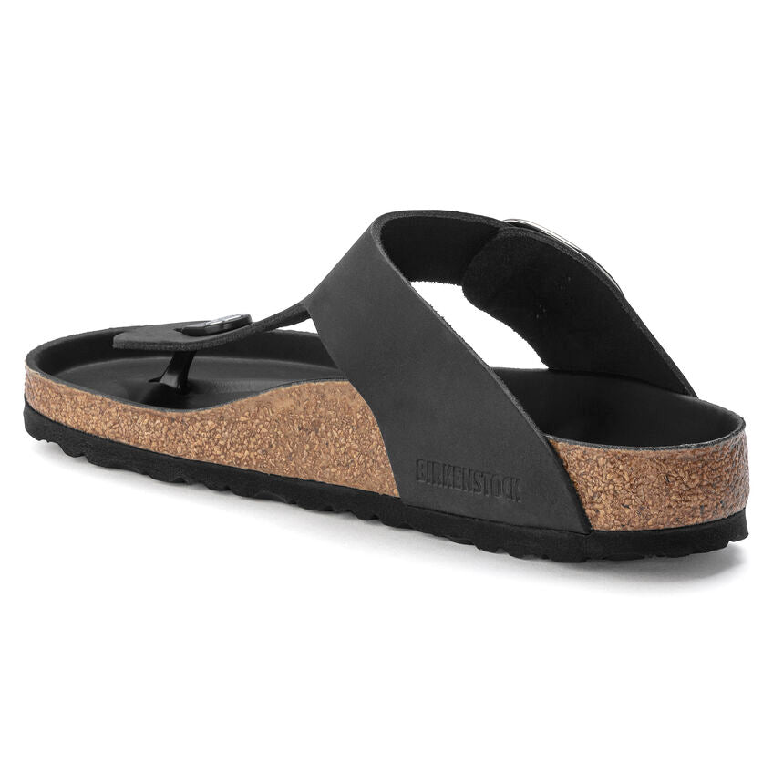 BIRKENSTOCK GIZEH BIG BUCKLE - BLACK