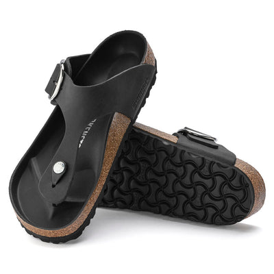 BIRKENSTOCK GIZEH BIG BUCKLE - BLACK