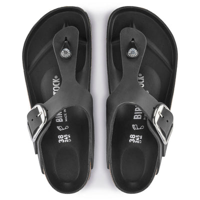 BIRKENSTOCK GIZEH BIG BUCKLE - BLACK