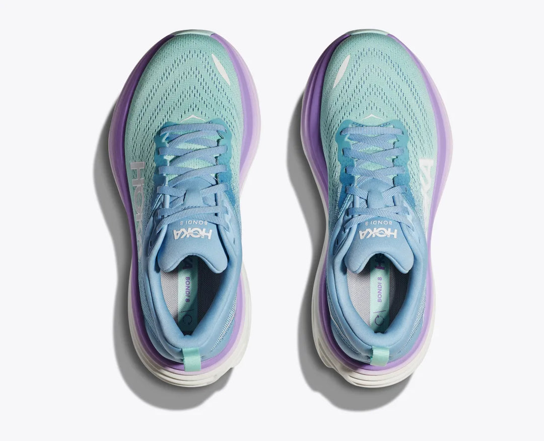 オシア BlueRose B５３７S HOKA WOMENS BONDI 8 - AIRY BLUE / SUNLIT OCEAN – DAVIDSON SHOES