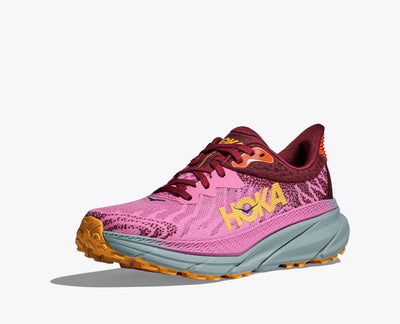 HOKA WOMENS CHALLENGER ATR 7 - STRAWBERRY / CABERNET