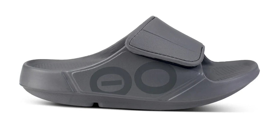 OOFOS Men\'s Slip-On Fleece Lined Loafer — Light Gray with Black Sole OOFOS OOmg Sport Slip-On Sneaker - Men main image 4