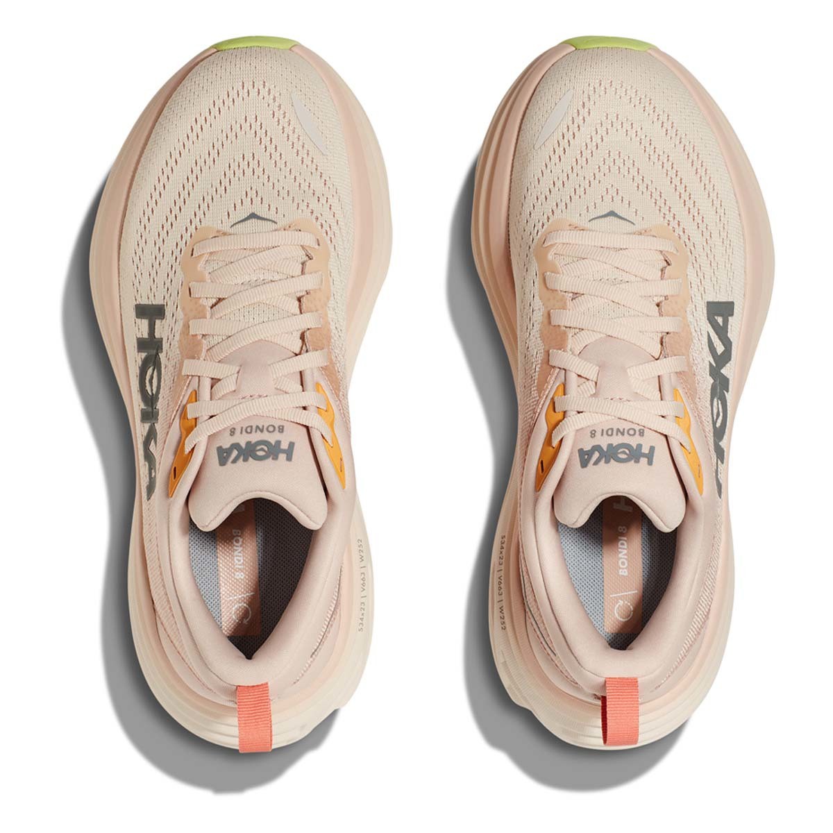 HOKA WOMENS BONDI 8 - CREAM VANILLA