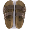 BIRKENSTOCK WOMENS ARIZONA - MOCHA BIRKIBUC