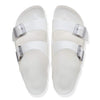 BIRKENSTOCK WOMENS ARIZONA STEALTH - WHITE