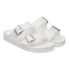 BIRKENSTOCK WOMENS ARIZONA STEALTH - WHITE