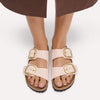 BIRKENSTOCK WOMENS ARIZONA BIG BUCKLE - LIGHT ROSE