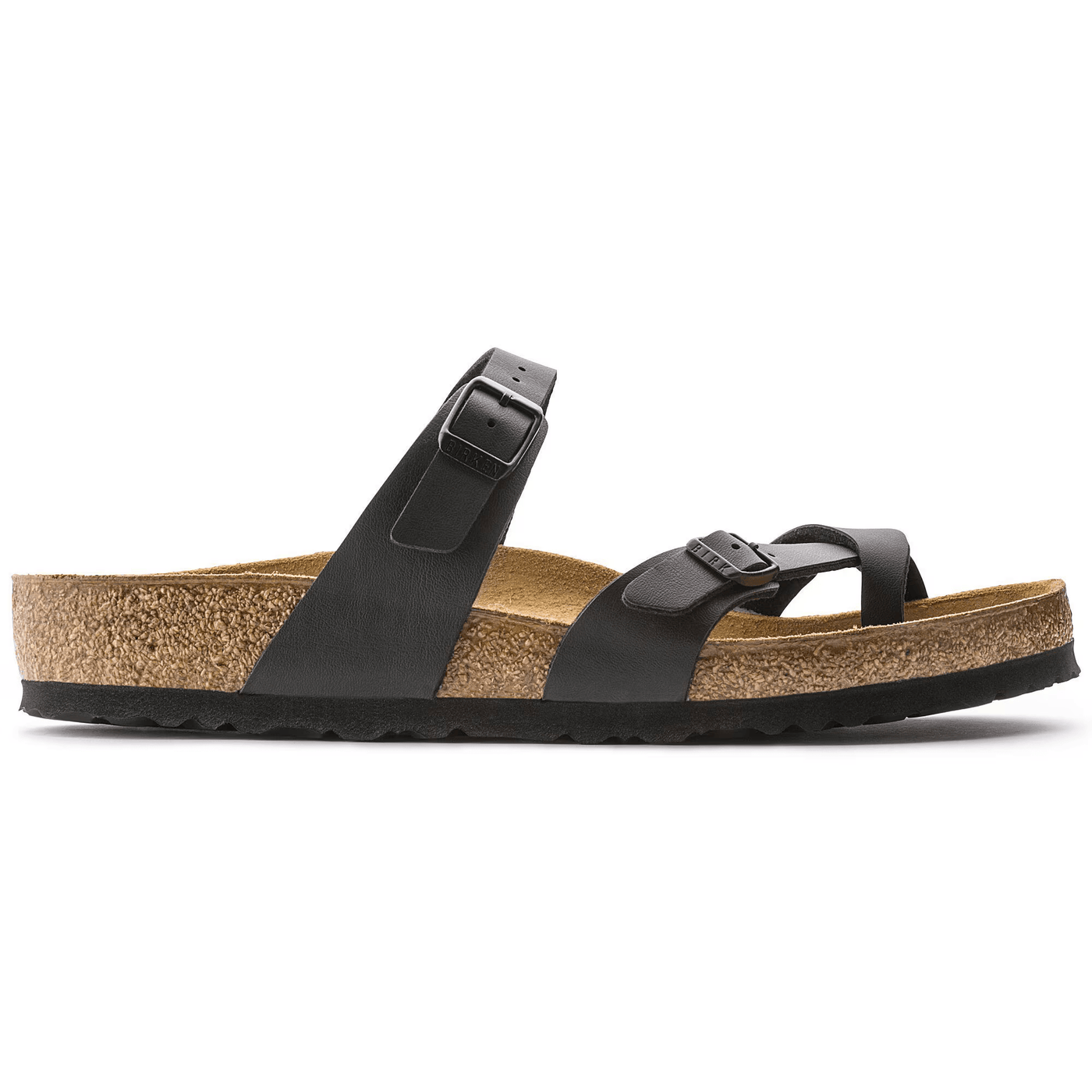 BIRKENSTOCK WOMENS MAYARI BIRKOFLOR - BLACK