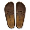 BIRKENSTOCK WOMENS NAPLES WRAPPED - CARAFE SUEDE
