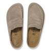 BIRKENSTOCK WOMENS NAPLES WRAPPED CLOG - TAUPE SUEDE