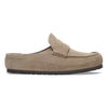 BIRKENSTOCK WOMENS NAPLES WRAPPED CLOG - TAUPE SUEDE