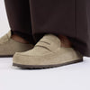 BIRKENSTOCK WOMENS NAPLES WRAPPED CLOG - TAUPE SUEDE