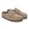BIRKENSTOCK WOMENS NAPLES WRAPPED CLOG - TAUPE SUEDE