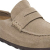 BIRKENSTOCK WOMENS NAPLES WRAPPED CLOG - TAUPE SUEDE