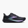 Brooks Women’s Ghost 17 running shoes in grey and purple with cushioned sole, breathable upper, and balanced support for everyday runs.
