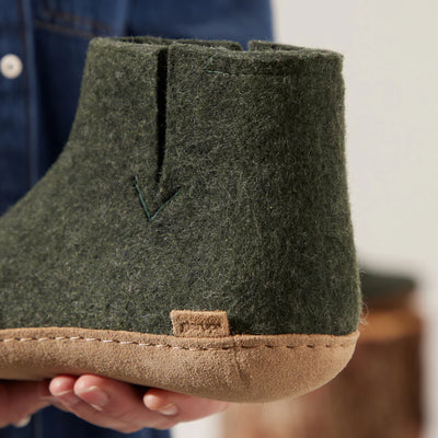 GLERUPS WOMENS SOFT SOLE BOOT - FOREST