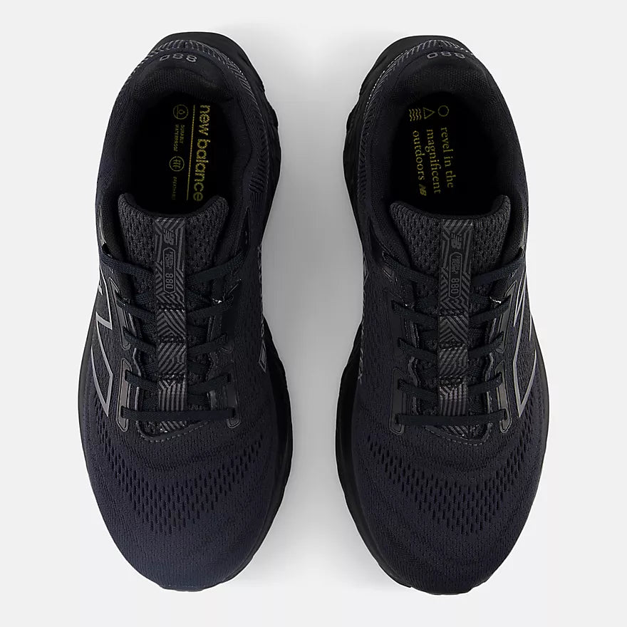 NEW BALANCE MENS M880GA14 GORETEX - BLACK – DAVIDSON SHOES