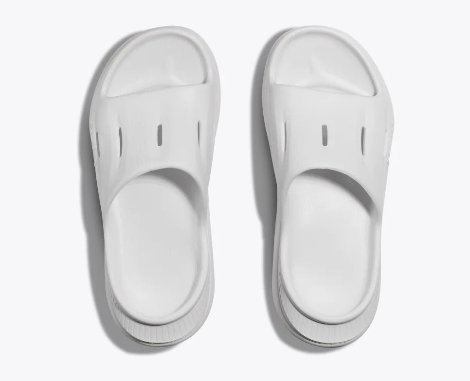 HOKA ORA RECOVERY SLIDE - WHITE / WHITE