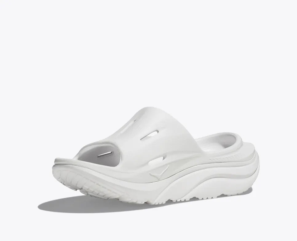 HOKA ORA RECOVERY SLIDE - WHITE / WHITE
