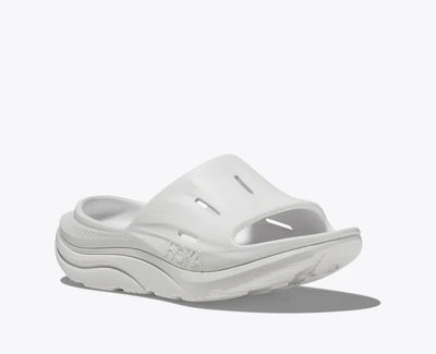 HOKA ORA RECOVERY SLIDE - WHITE / WHITE