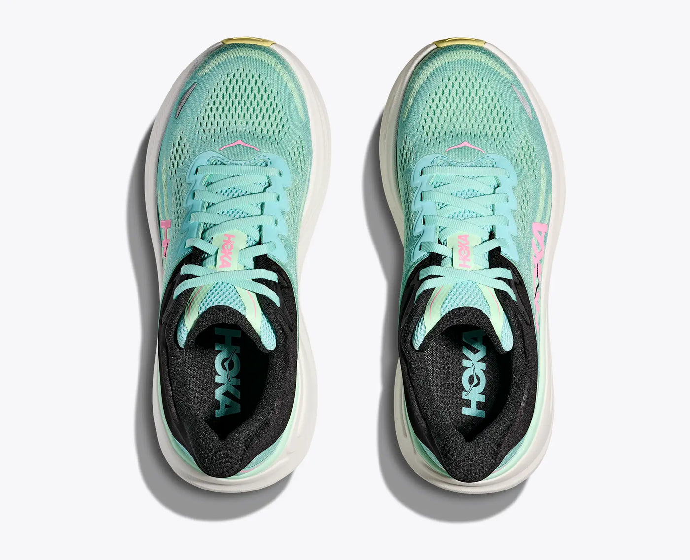 HOKA W BONDI 9 - BLUE SPARK / MINT FLUORITE