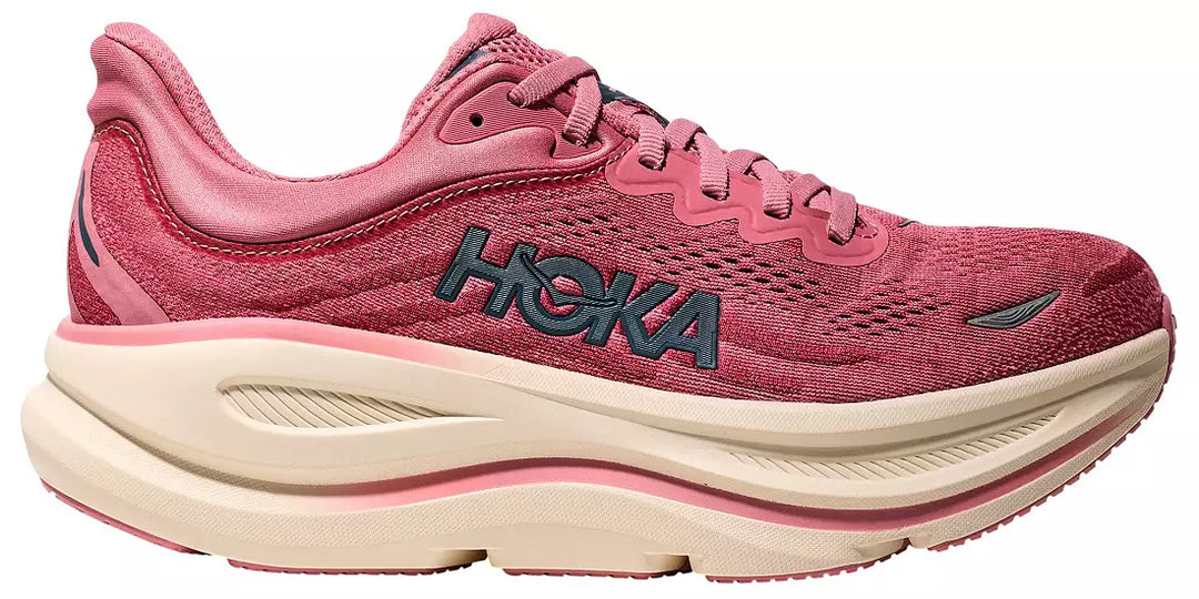 HOKA WOMEN BONDI 9 - LINGONBERRY / CRANBERRY – DAVIDSON SHOES