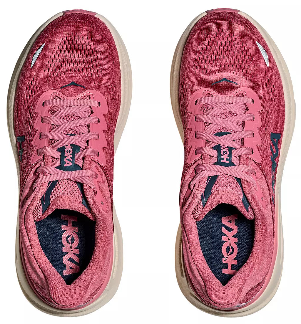HOKA WOMEN BONDI 9 - LINGONBERRY / CRANBERRY – DAVIDSON SHOES