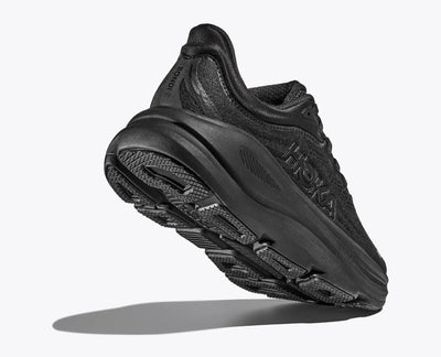 HOKA WOMENS BONDI 9 - BLACK / BLACK
