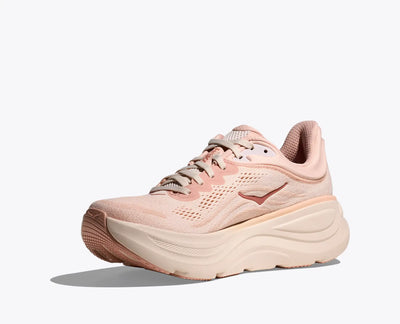 HOKA WOMENS BONDI 9 - ROSE LATTE / ROSE CREAM
