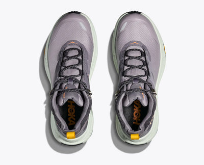HOKA WOMENS TRANSPORT HIKE GTX - GREY SKIES / SEA GRASS