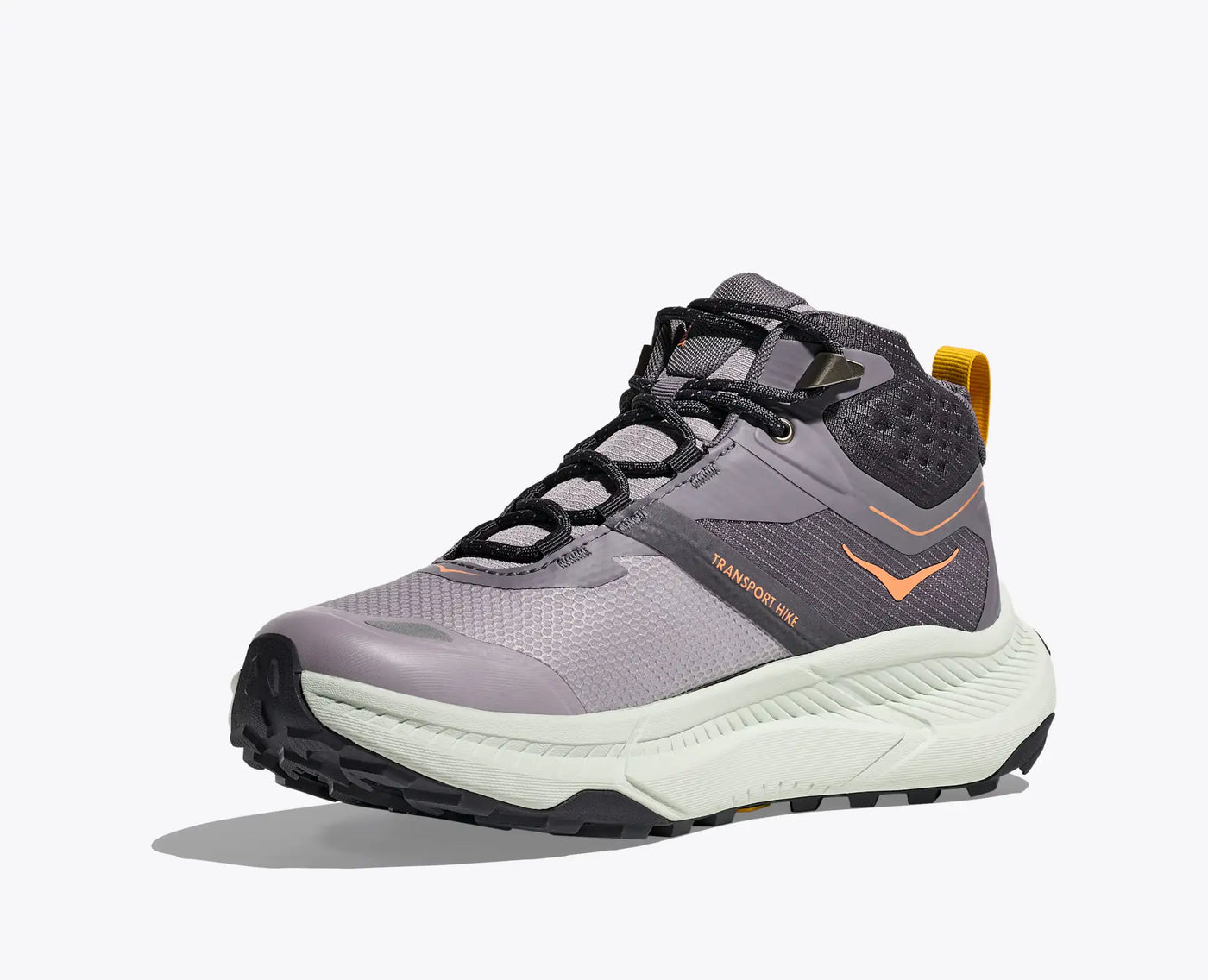 HOKA WOMENS TRANSPORT HIKE GTX - GREY SKIES / SEA GRASS