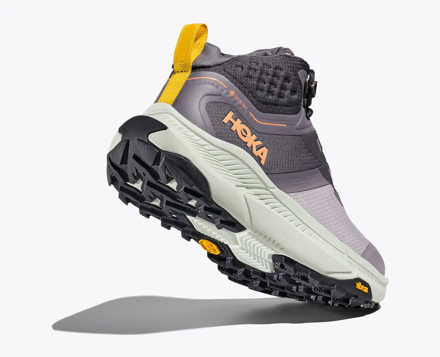 HOKA WOMENS TRANSPORT HIKE GTX - GREY SKIES / SEA GRASS