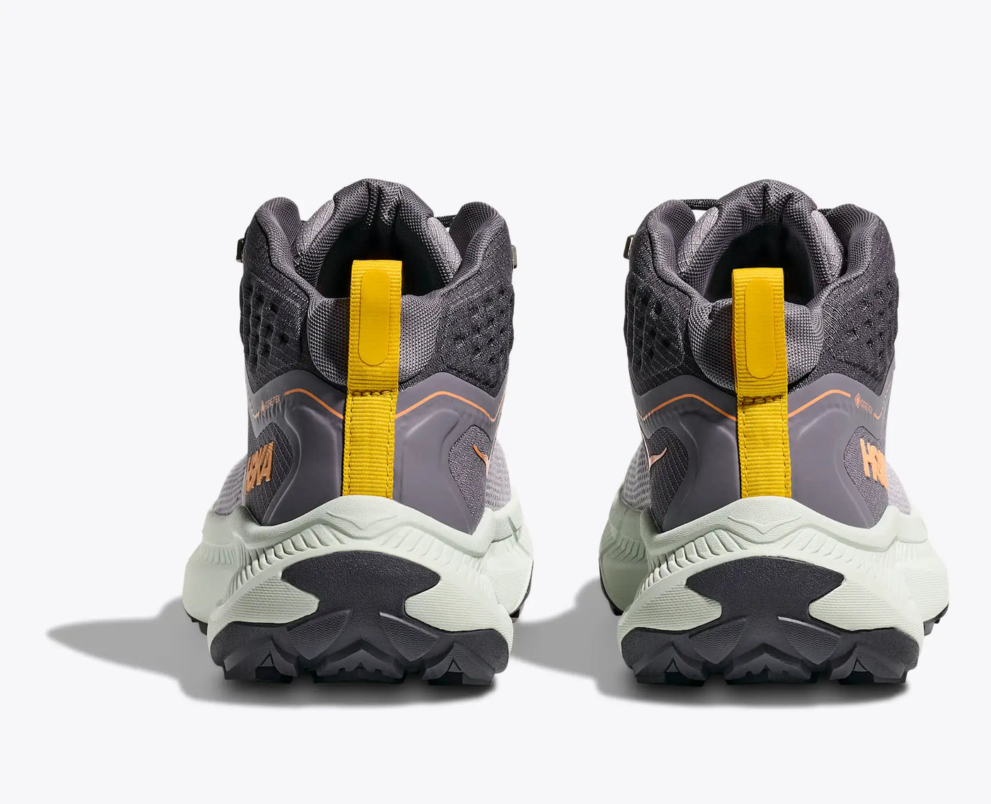 HOKA WOMENS TRANSPORT HIKE GTX - GREY SKIES / SEA GRASS