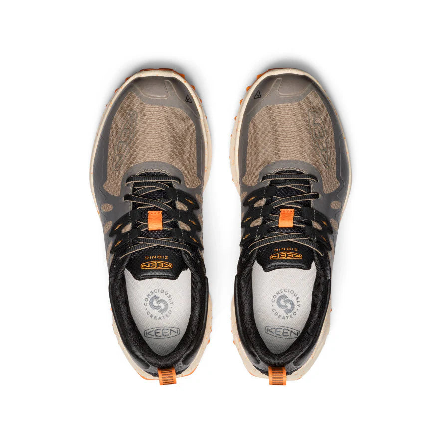 KEEN MENS ZIONIC WP - BRINDLE / MARIGOLD