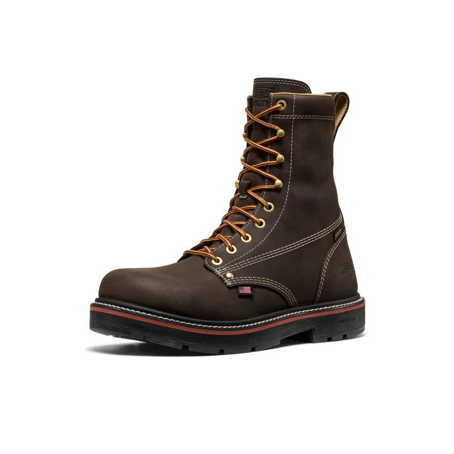 KEEN UTILITY 8" MENS LIBERTY COMPOSITE TOE