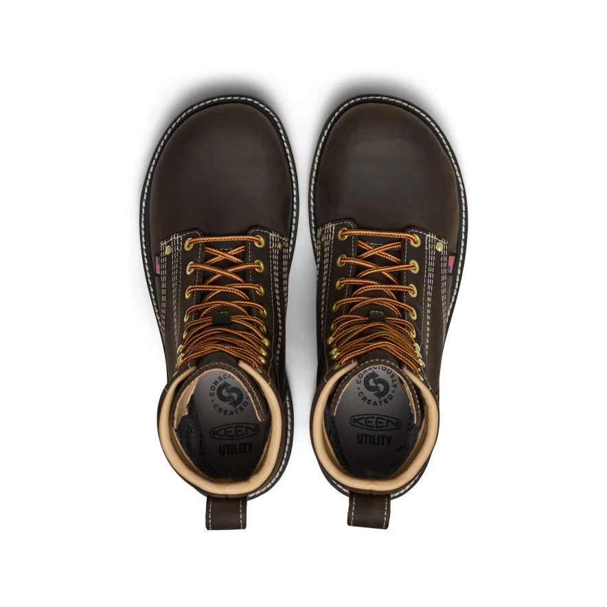 KEEN UTILITY 8" MENS LIBERTY COMPOSITE TOE