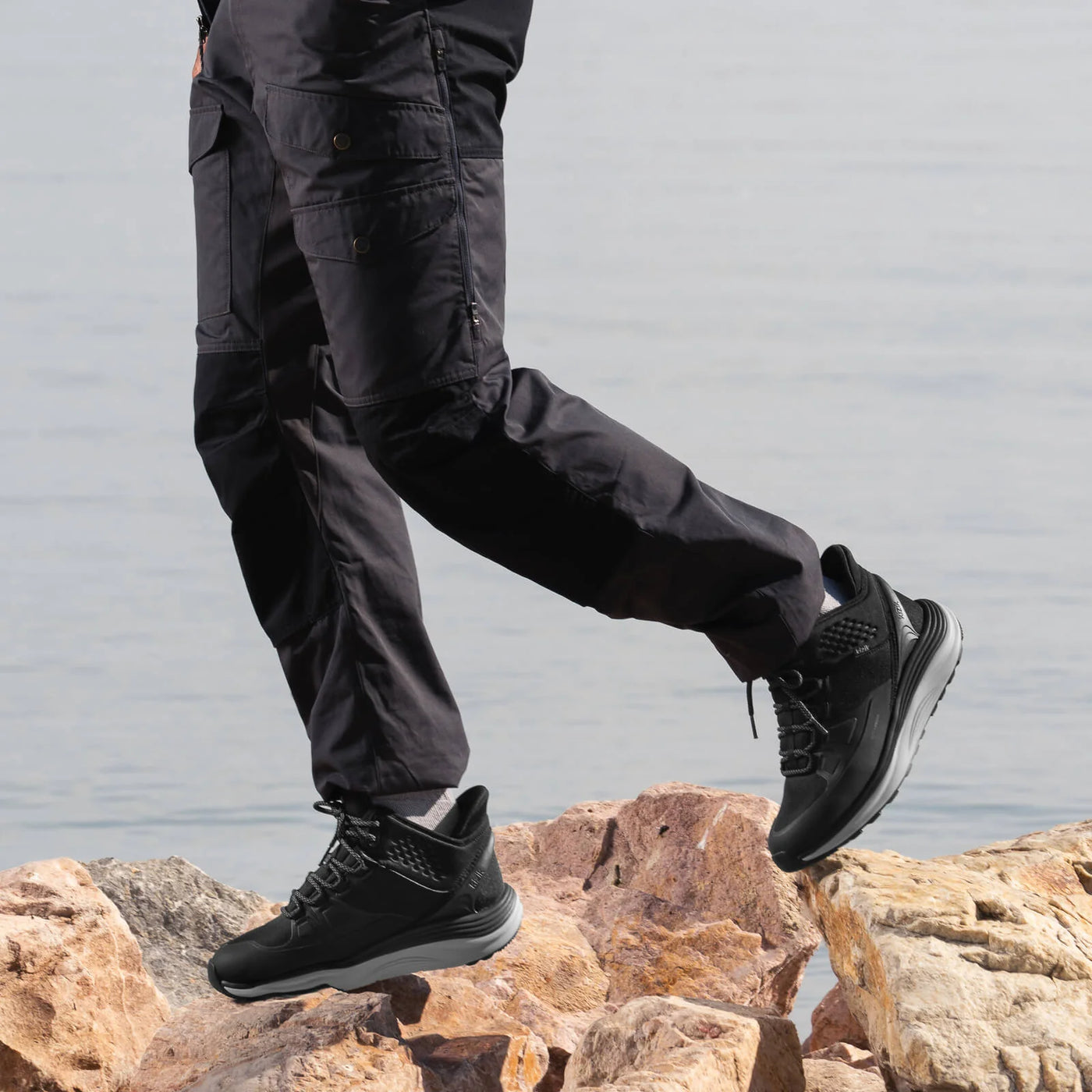 KIZIK MENS LONDON MID - BLACK / ALLOY