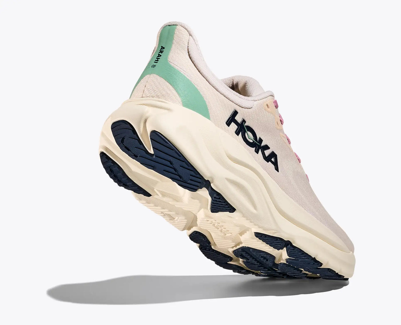 HOKA WOMENS ARAHI 8 - ROSE CREAM / ALABASTER