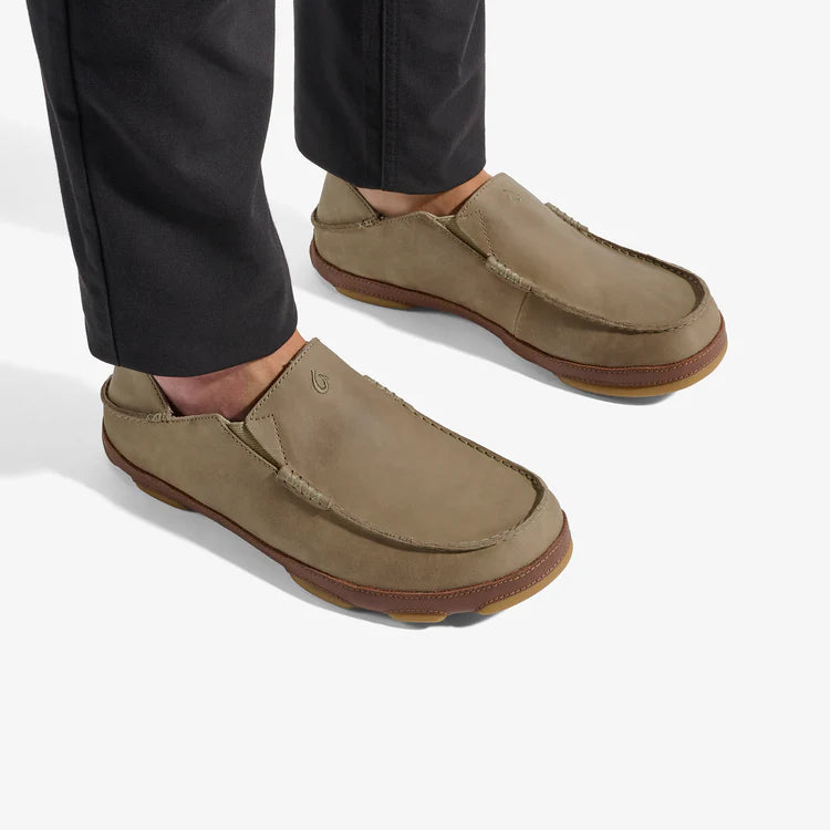 OLUKAI MENS MOLOA - CLAY / TOFFEE