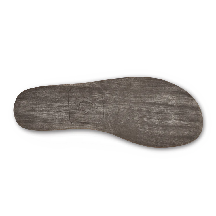 OLUKAI MENS MOLOA SLIPPER - DARK WOOD