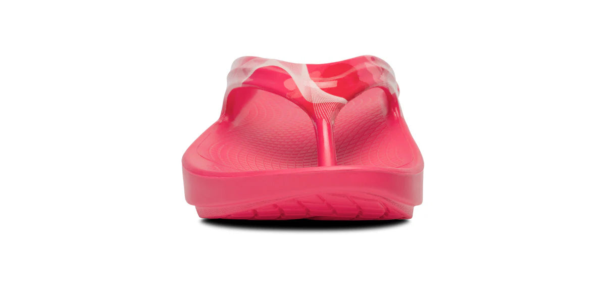 OOFOS WOMENS OOLALA THONG - NEON / BERRY