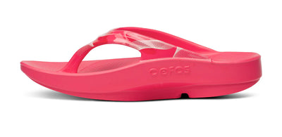OOFOS WOMENS OOLALA THONG - NEON / BERRY