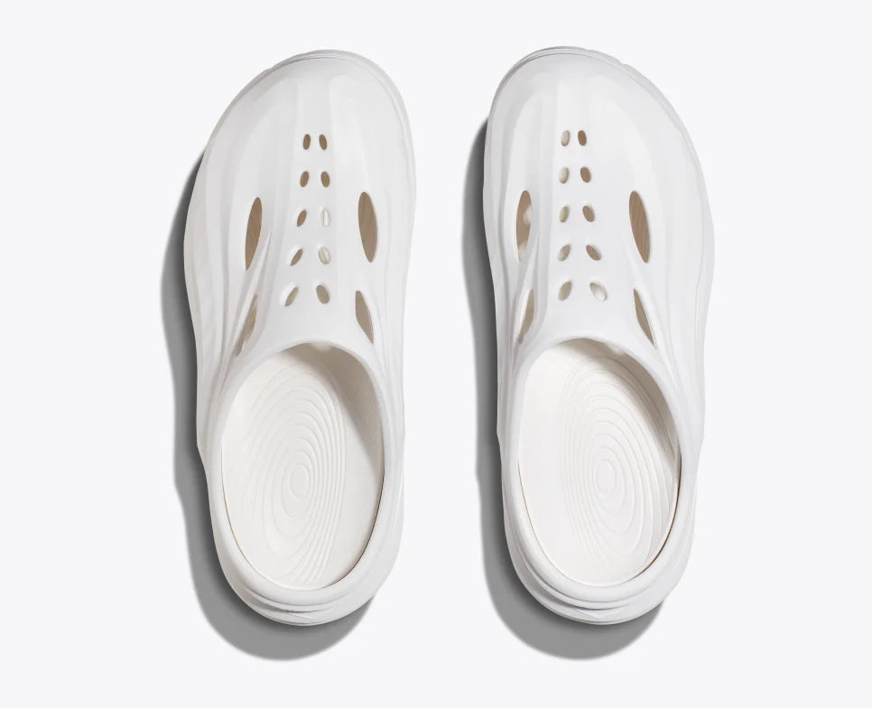 HOKA ORA RECOVERY MULE - WHITE / WHITE