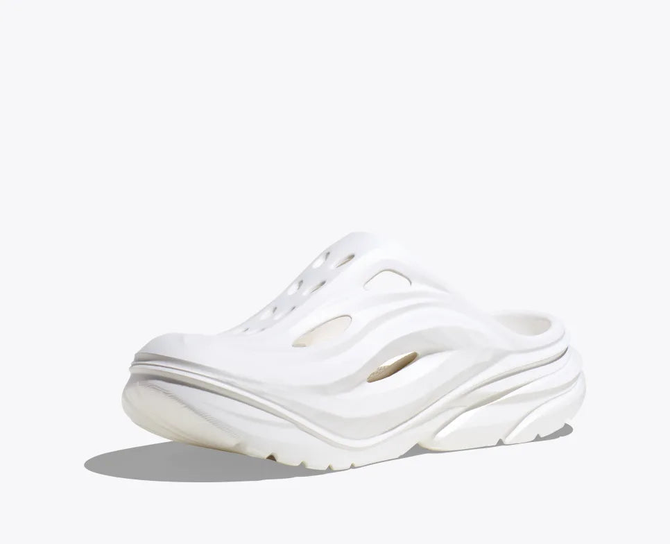 HOKA ORA RECOVERY MULE - WHITE / WHITE