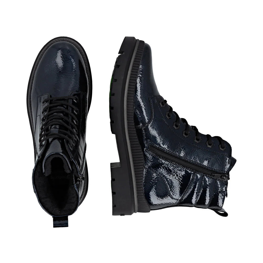 REMONTE WOMENS BOOT - MIDNIGHT PATENT
