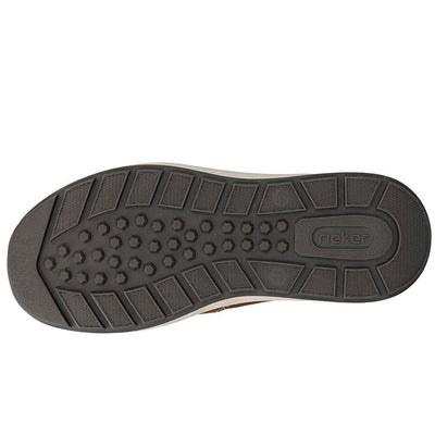 RIEKER MENS WATERPROOF SLIP ON - BROWN