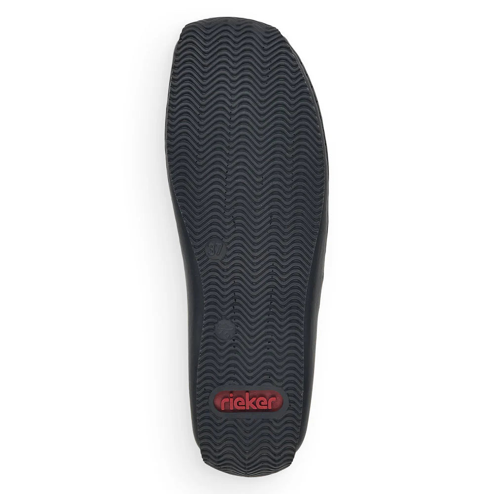 RIEKER WOMENS CELIA SLIP ON - BURGUNDY